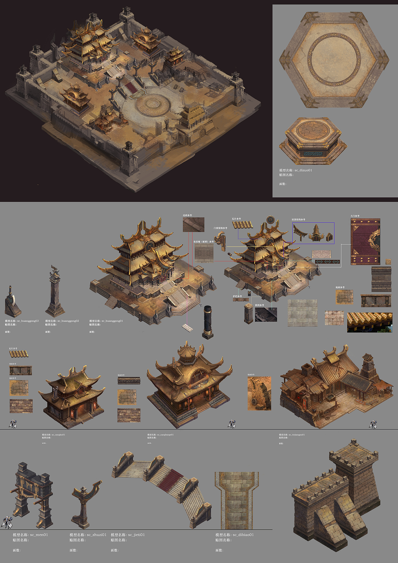 之前设计的一些场景