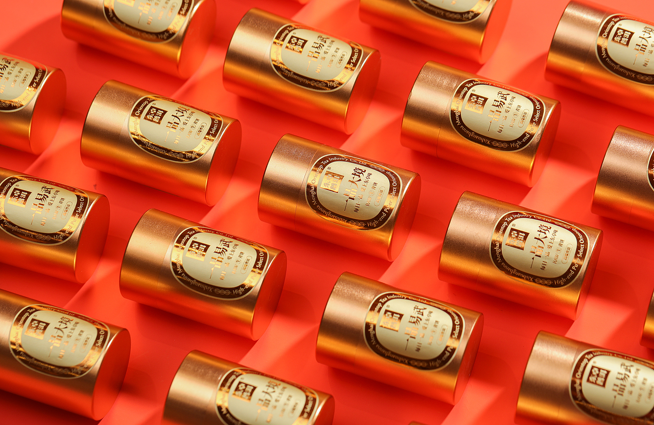 年份茶拍摄金属产品拍摄