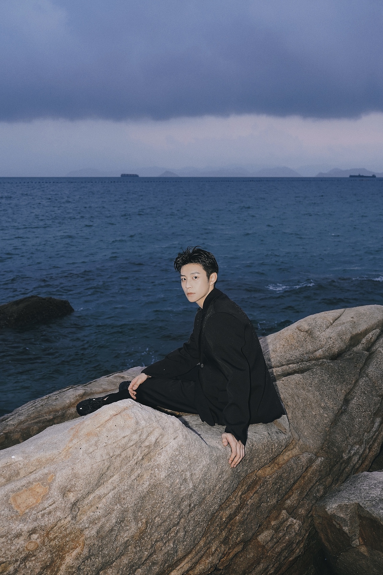 乐仔 海边硬照