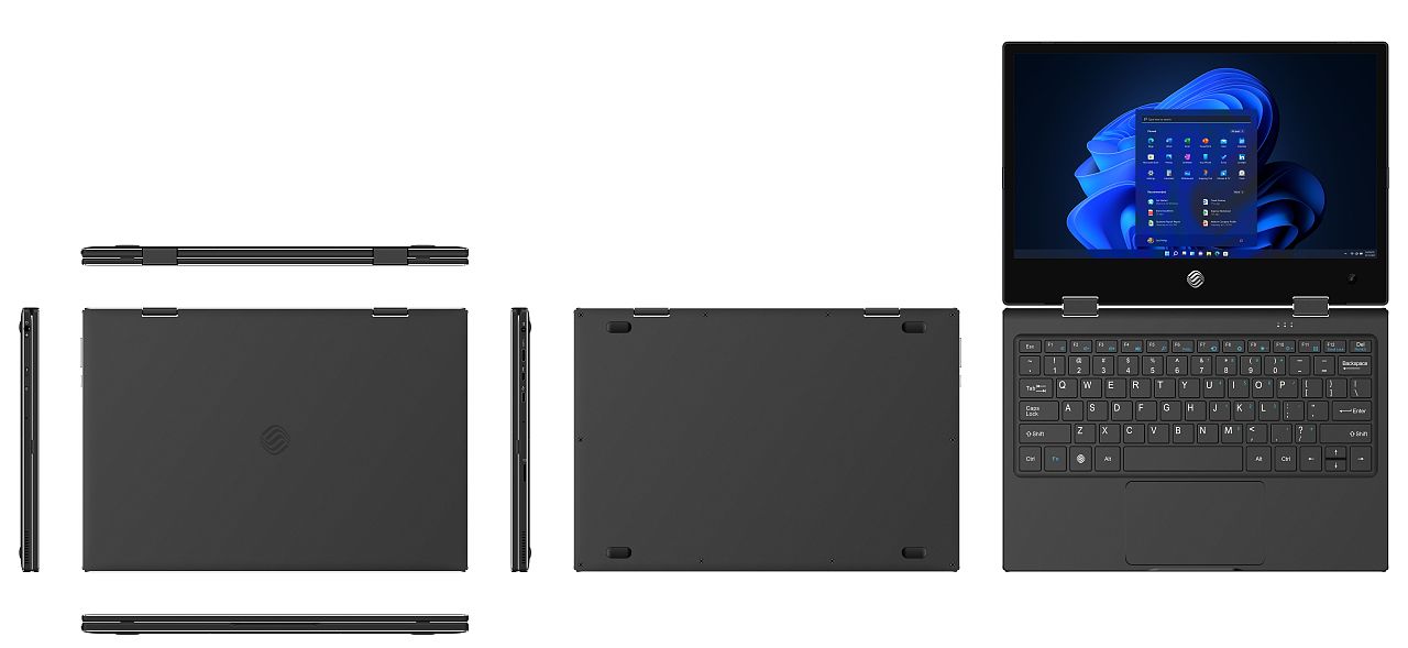 11″笔记本电脑 2D效果图 2023