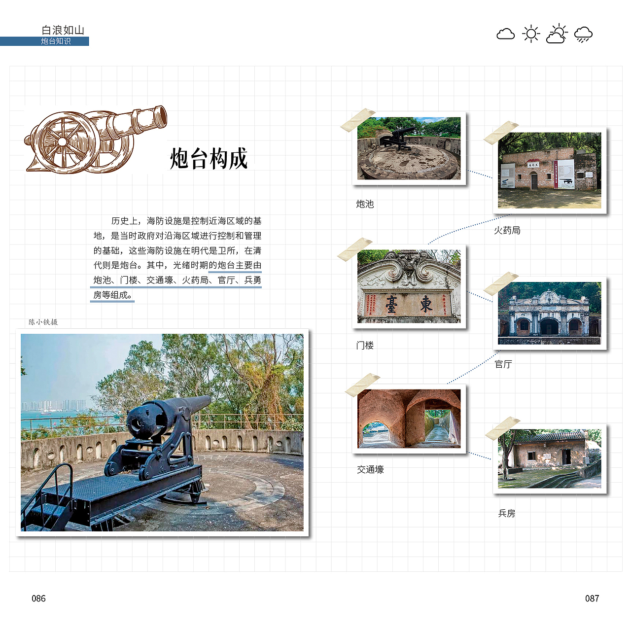 《白浪如山》南沙虎门炮台 宣传手册2021年