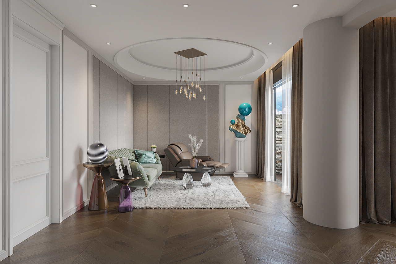 混搭三层小别墅