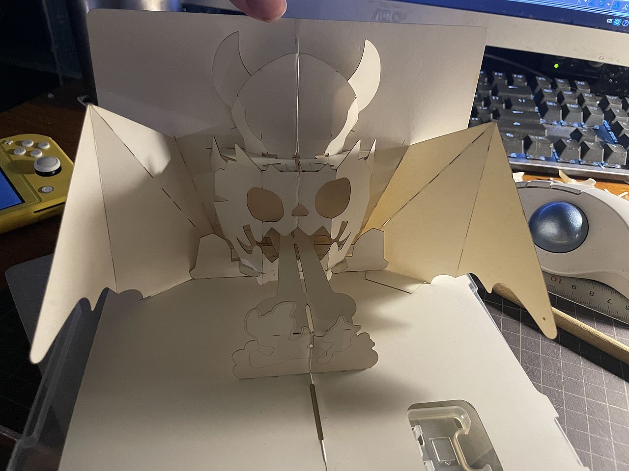 Demon Hunter 鬼屋冒险立体书（图ZMzU0NzI5ODA0） - 工艺品设计 - 站酷设计师做产品的吴师傅原创素材 - 站酷ZCOOL