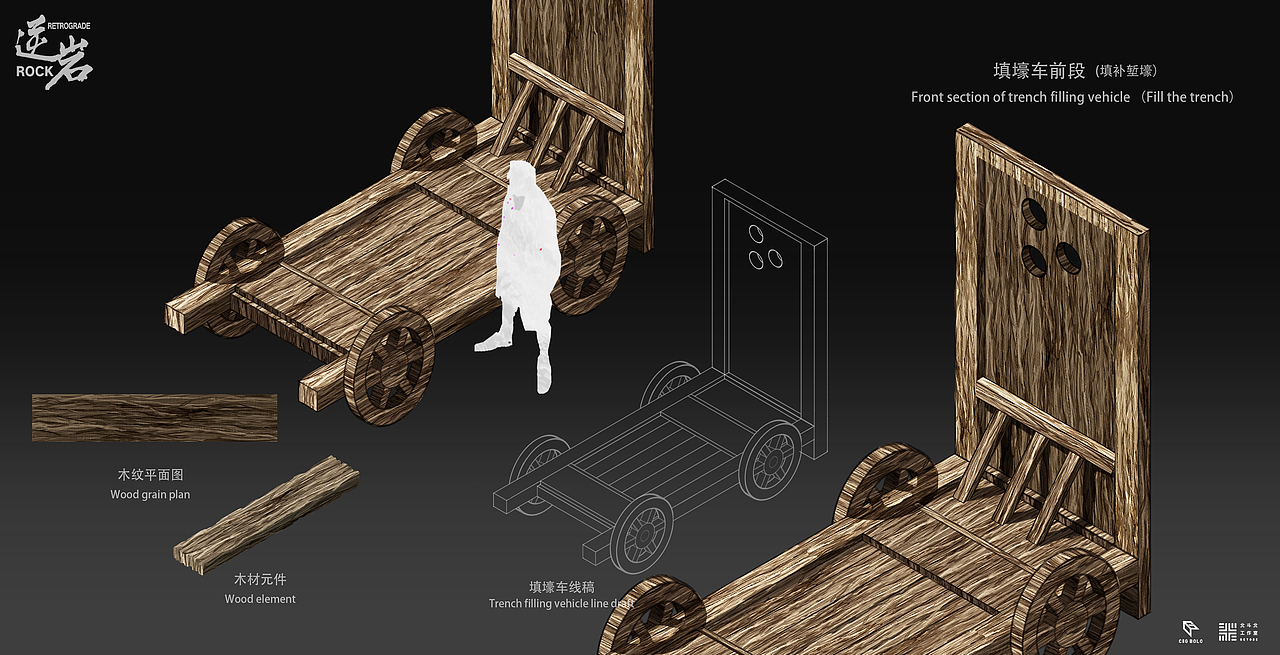 木质结构系列《逆岩》-北斗北学馆·基础班学员作品（图ZMzM0NTA3NjUy） - 概念设定 - 站酷设计师北斗北学馆原创素材 - 站酷ZCOOL