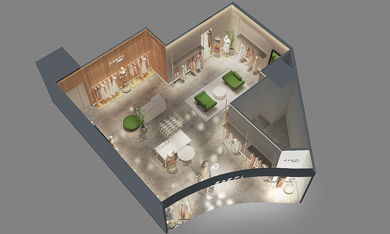 高端女装形象店设计