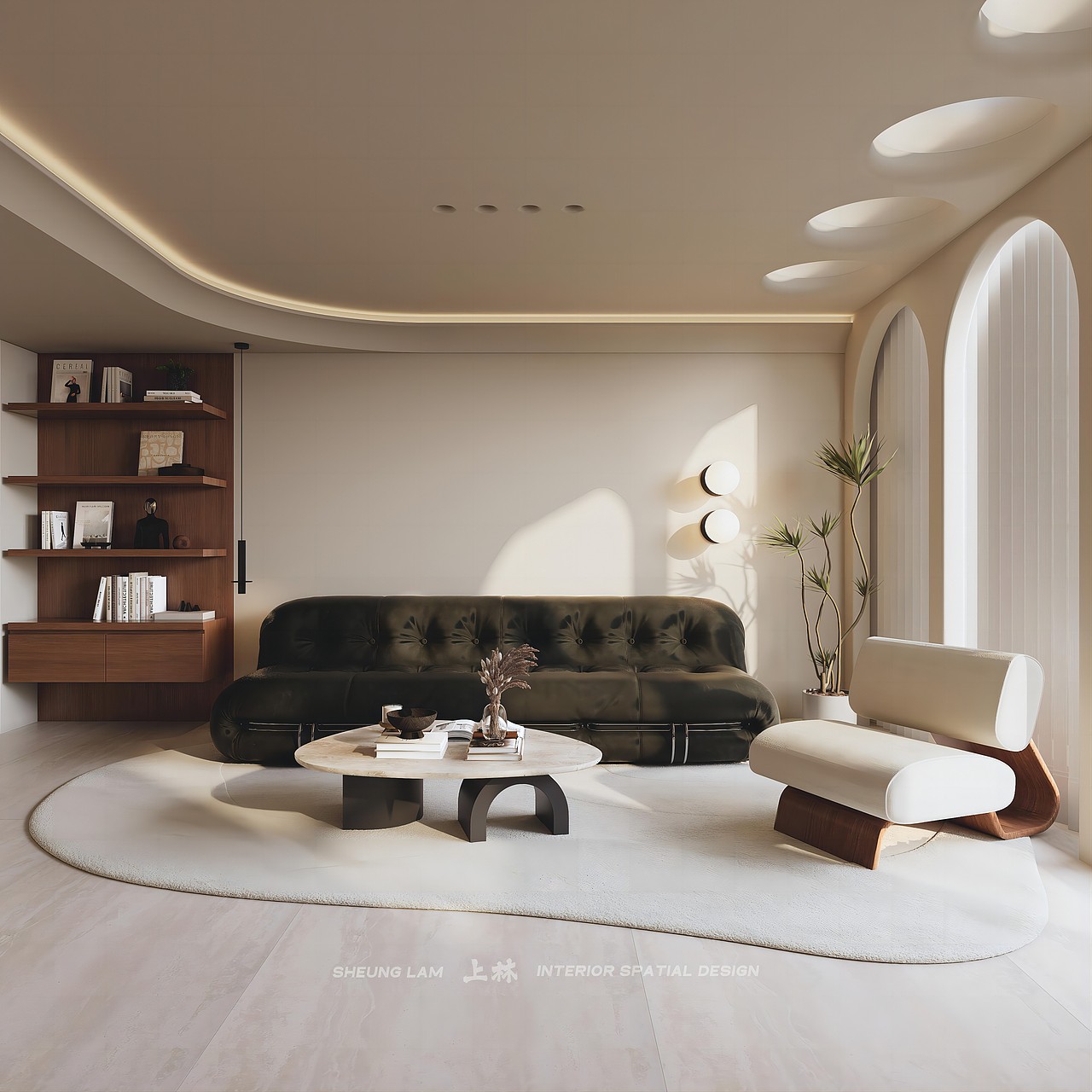 中古风复式公寓