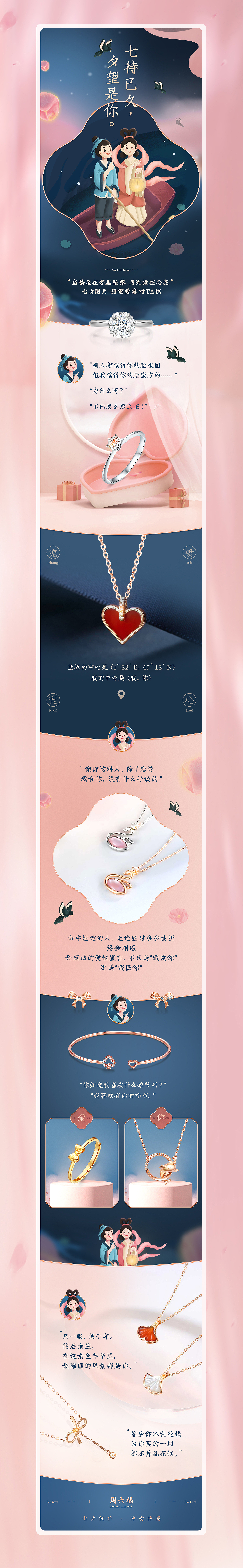 珠宝类目:微信长图+海报