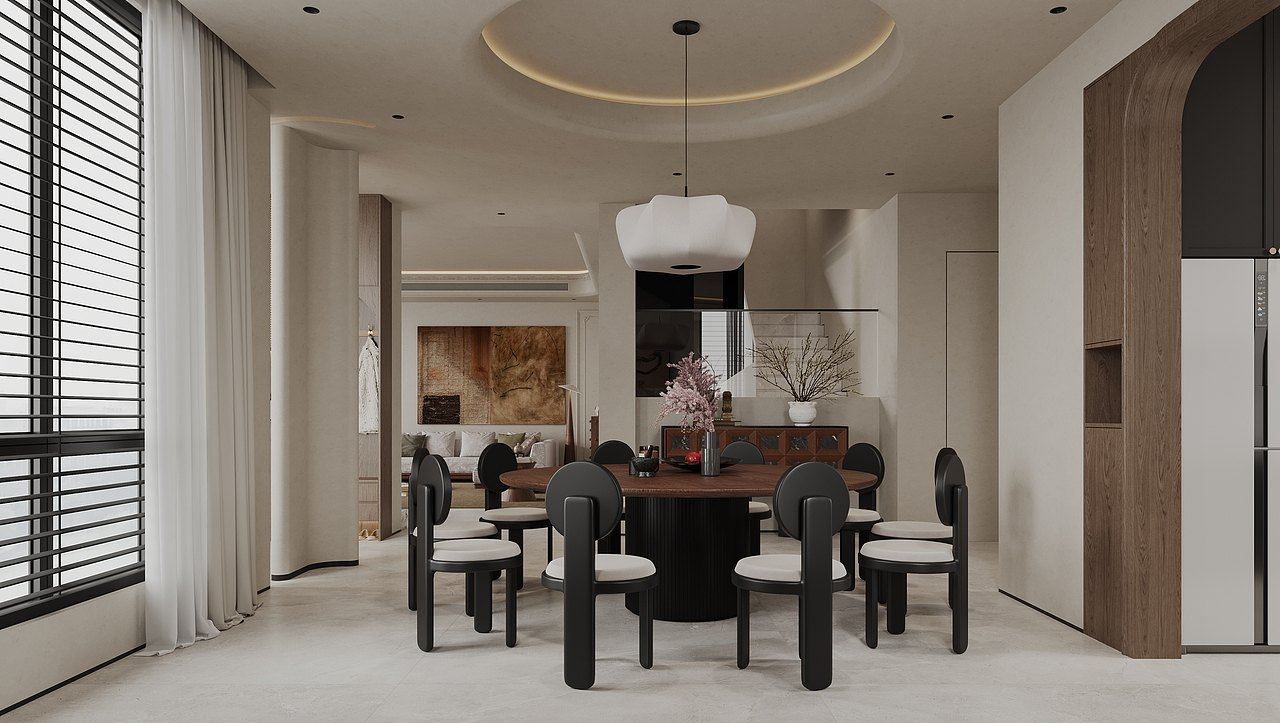 诧寂风别墅案例-艺米效果图