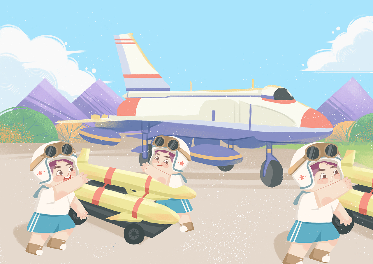 小海军儿童插画（图ZMjk4NjI4NjYw） - 绘本 - 站酷设计师山楂sanza原创素材 - 站酷ZCOOL