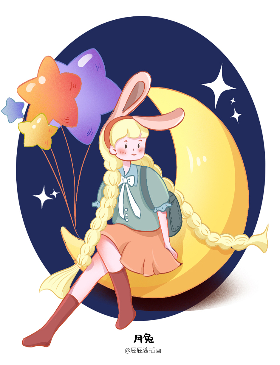 人物插画练习（图ZMzM5NjE1MDI0） - 创作习作 - 站酷设计师是屁屁啊原创素材 - 站酷ZCOOL