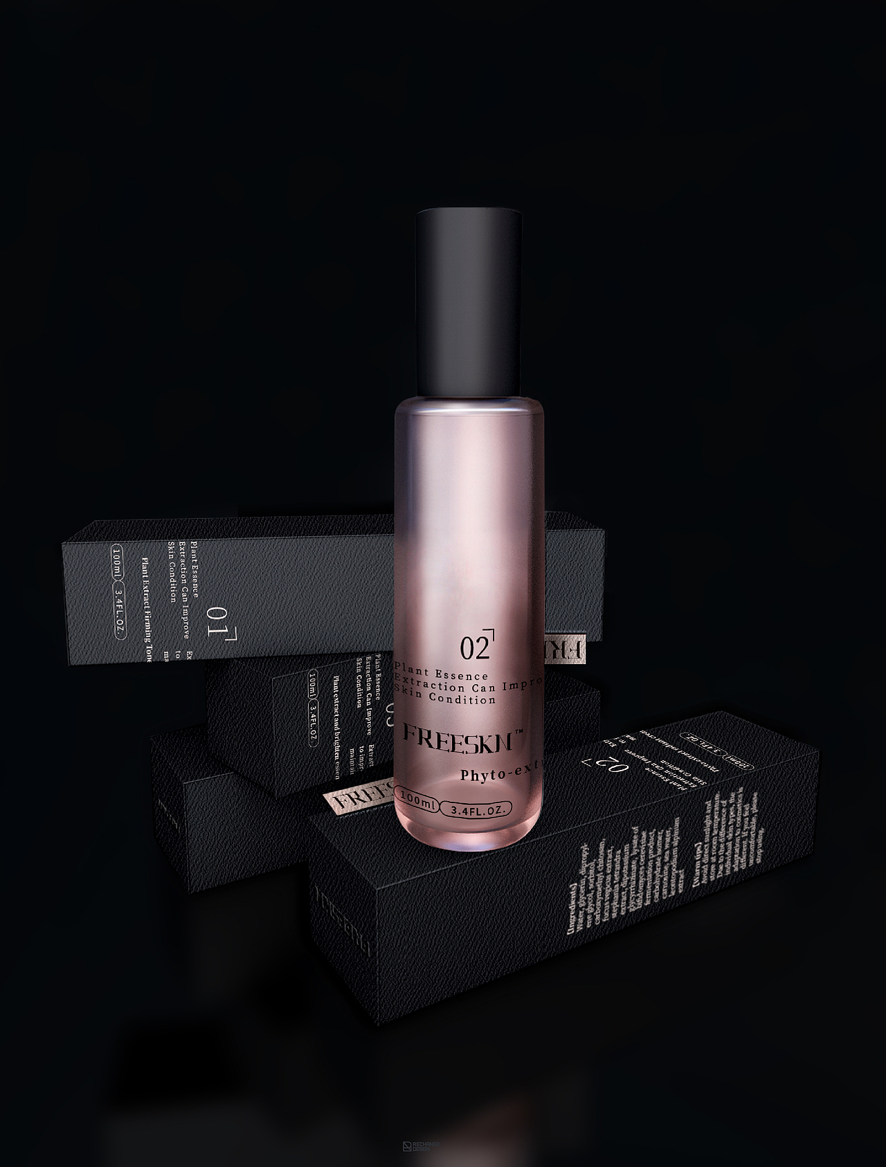 FREESKIN|护肤品包装设计-rechange design