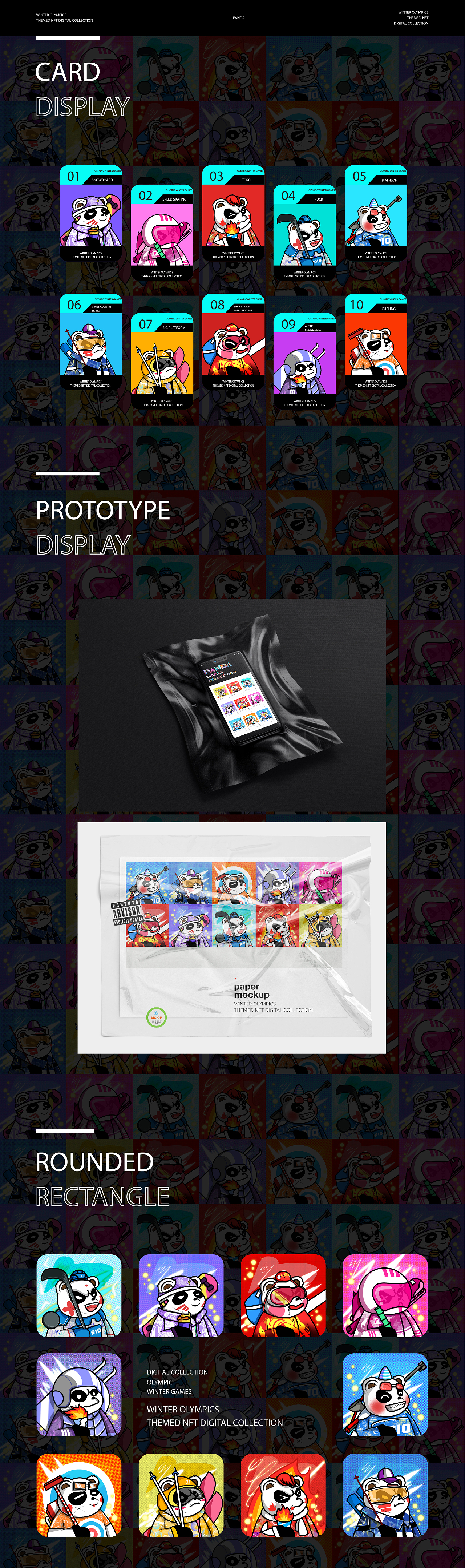 CGZ火星创想社×NFT#动员冬奥会系列数字藏品-插画设计