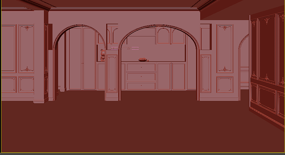 美式家装建模（图ZMzU1MDU4MTM2） - 家装设计 - 站酷设计师汤圆建模原创素材 - 站酷ZCOOL