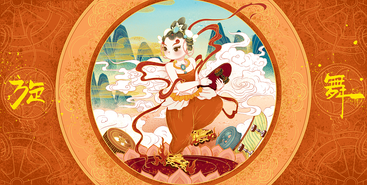 国风商业插画设计（图ZMzA3ODMzNTY0） - 商业插画 - 站酷设计师北冥有大鱼原创素材 - 站酷ZCOOL