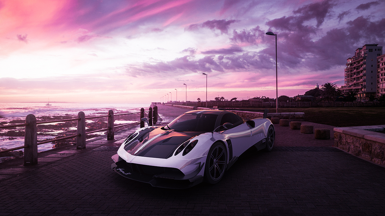 Pagani Huayra Scene Rendering | Blender（图ZMzUyMjY3ODI0） - 机械/交通 - 站酷设计师Rystal丶原创素材 - 站酷ZCOOL