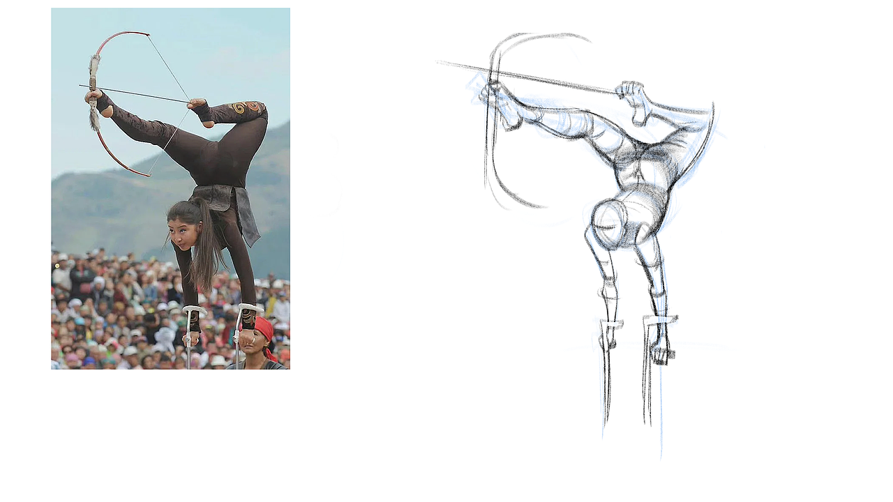 动态速写练习（图ZMzE4NjgxMTMy） - 其他动漫 - 站酷设计师chris1065876475原创素材 - 站酷ZCOOL