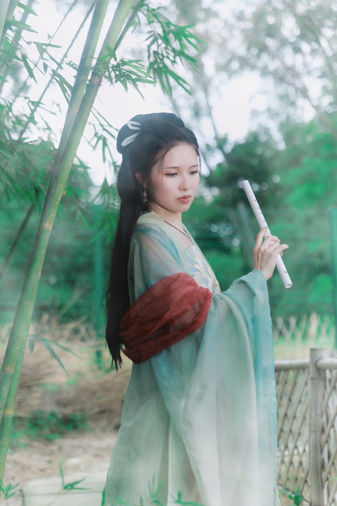 夏日荷花人像练习