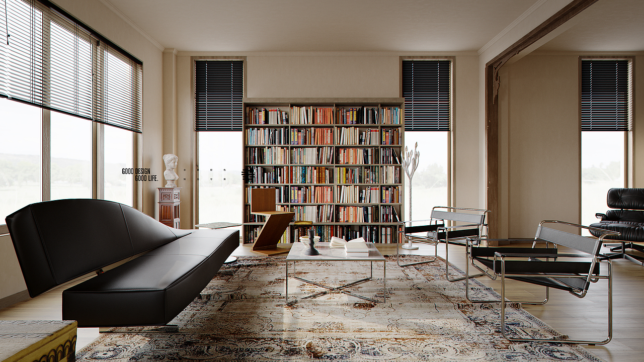 素色设计-包豪斯风格致敬_非常正常的l-站酷zcool