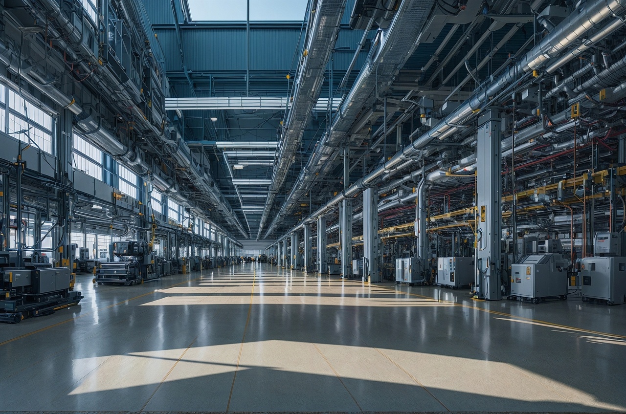 人工智能工厂车间