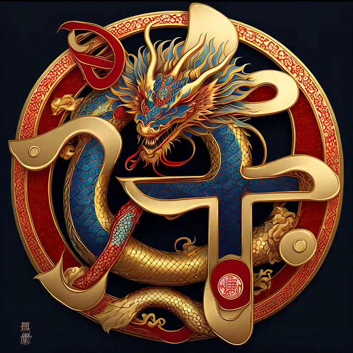 姓氏艺术字“我用2年时间”设计了全国姓氏logo头像