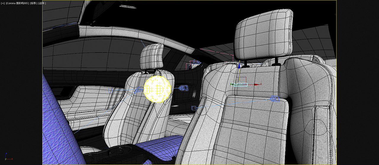 反差萌的汽车渲染，骚紫色野马。再试下内饰渲染。（图ZMzI3Nzg4NjE2） - 机械/交通 - 站酷设计师黎文杰原创素材 - 站酷ZCOOL