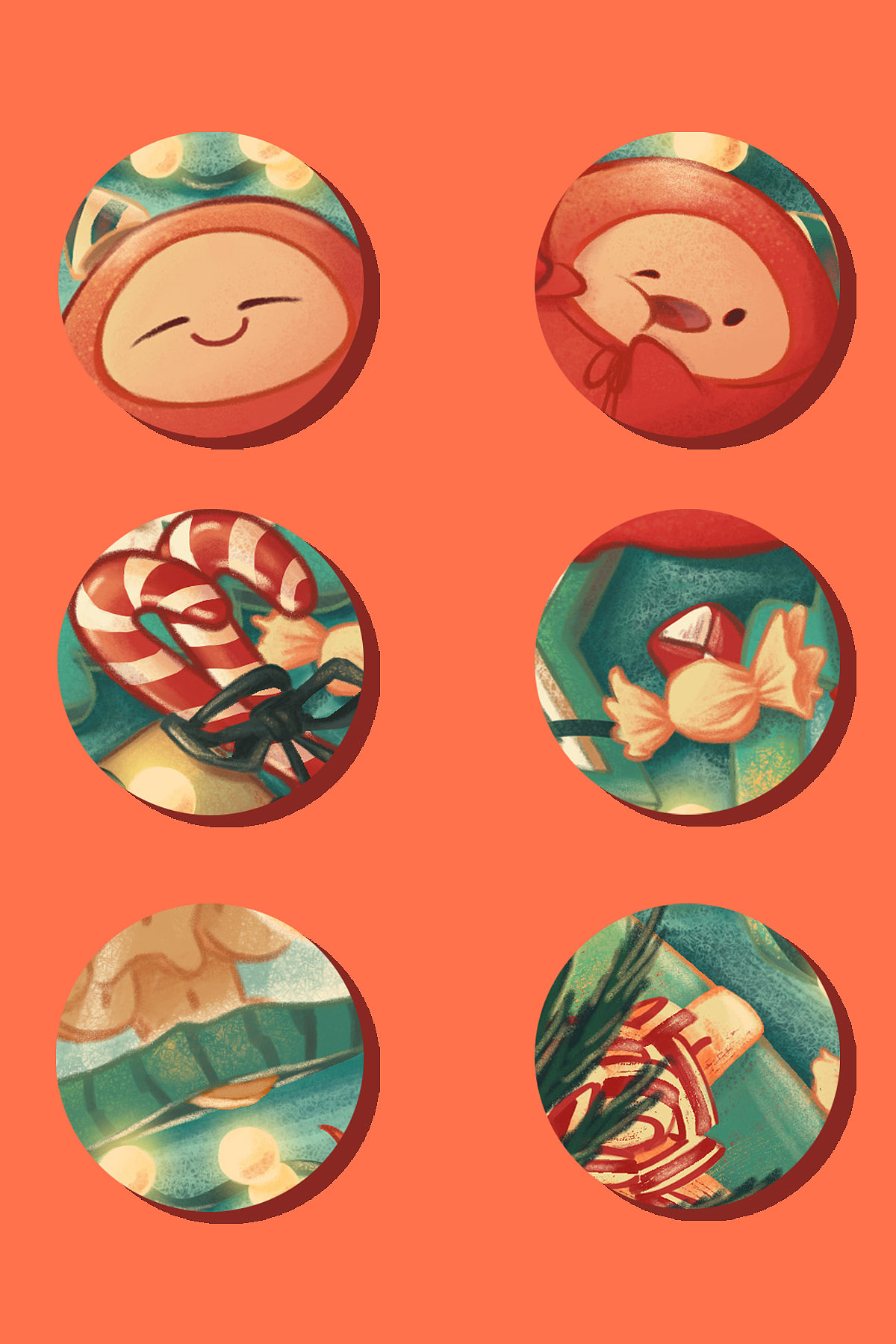 圣诞秘密计划2（图ZMzI2MTQzOTI0） - 儿童插画 - 站酷设计师草莓x豆腐原创素材 - 站酷ZCOOL