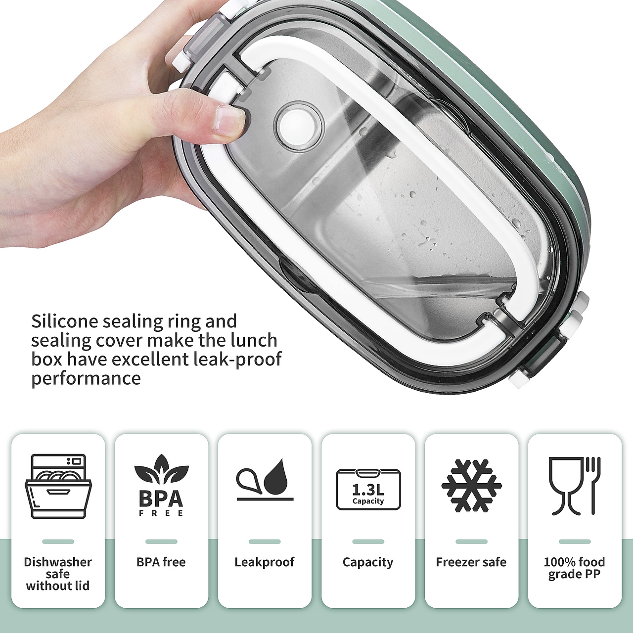 玻璃饭盒加热餐盒便当保鲜盒亚马逊产品拍摄主图A+（图ZMzExNjEzMzIw） - 电商 - 站酷设计师广州万物文化原创素材 - 站酷ZCOOL