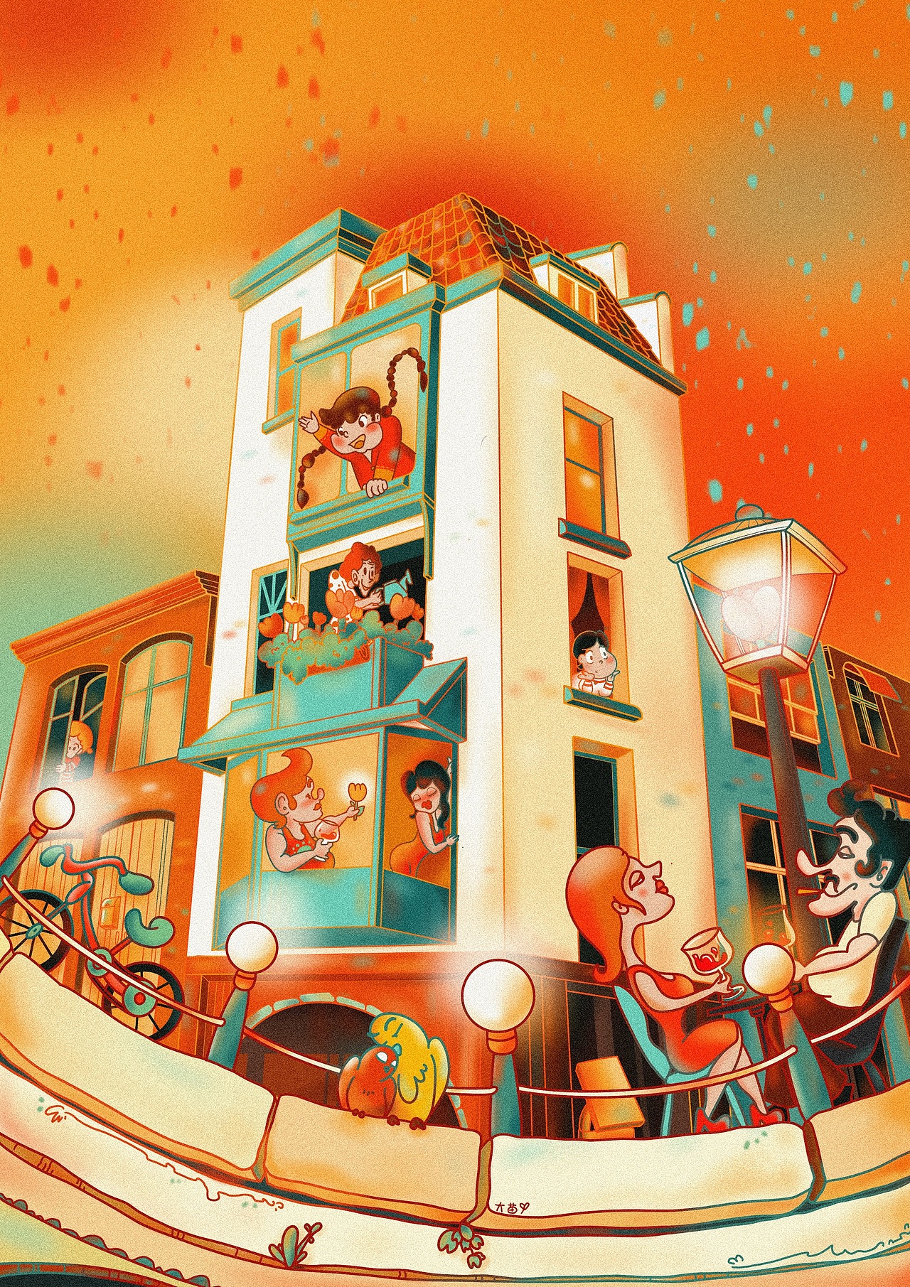 荷兰游记（图ZMzE4NTI2NTIw） - 商业插画 - 站酷设计师是有咸鱼的大苗耶原创素材 - 站酷ZCOOL