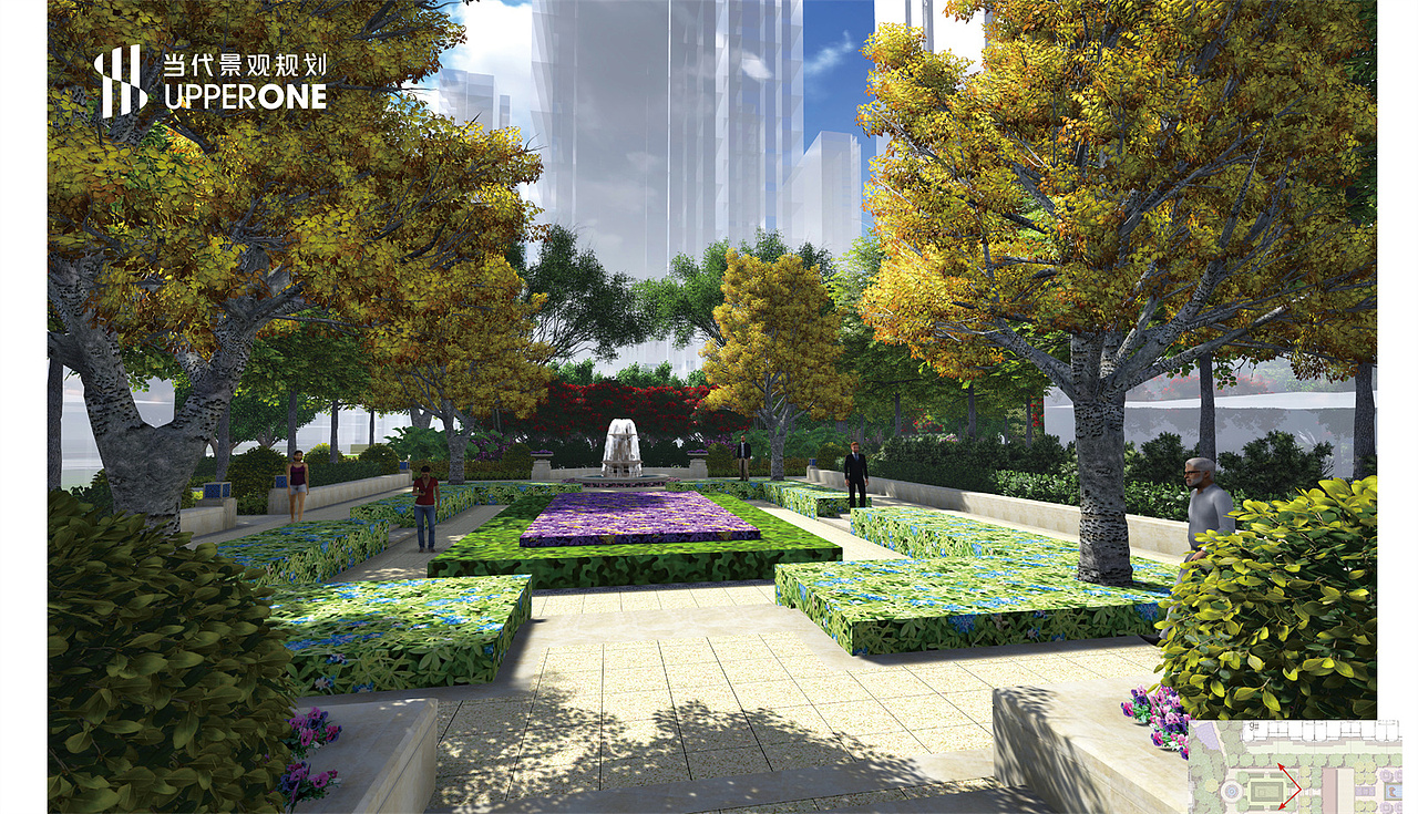 郑州正商书香华府景观深化效果图