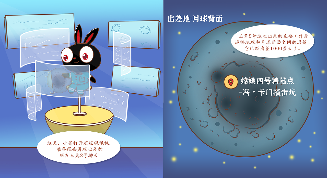 玉兔二号（图ZMzU1ODYwNjY0） - 其他动漫 - 站酷设计师墨宝家族原创素材 - 站酷ZCOOL