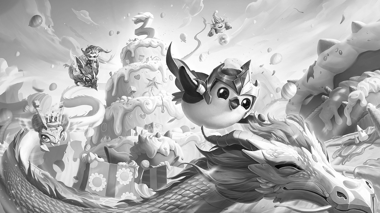 《云顶之奕》3周年活动KV（图ZMzA2MTM3MzUy） - 游戏原画 - 站酷设计师沅禾_W原创素材 - 站酷ZCOOL