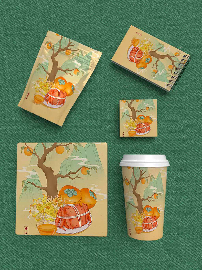 中国风二十四节气之——秋分（图ZMzE2NjcxMDky） - 创作习作 - 站酷设计师晴子桑原创素材 - 站酷ZCOOL