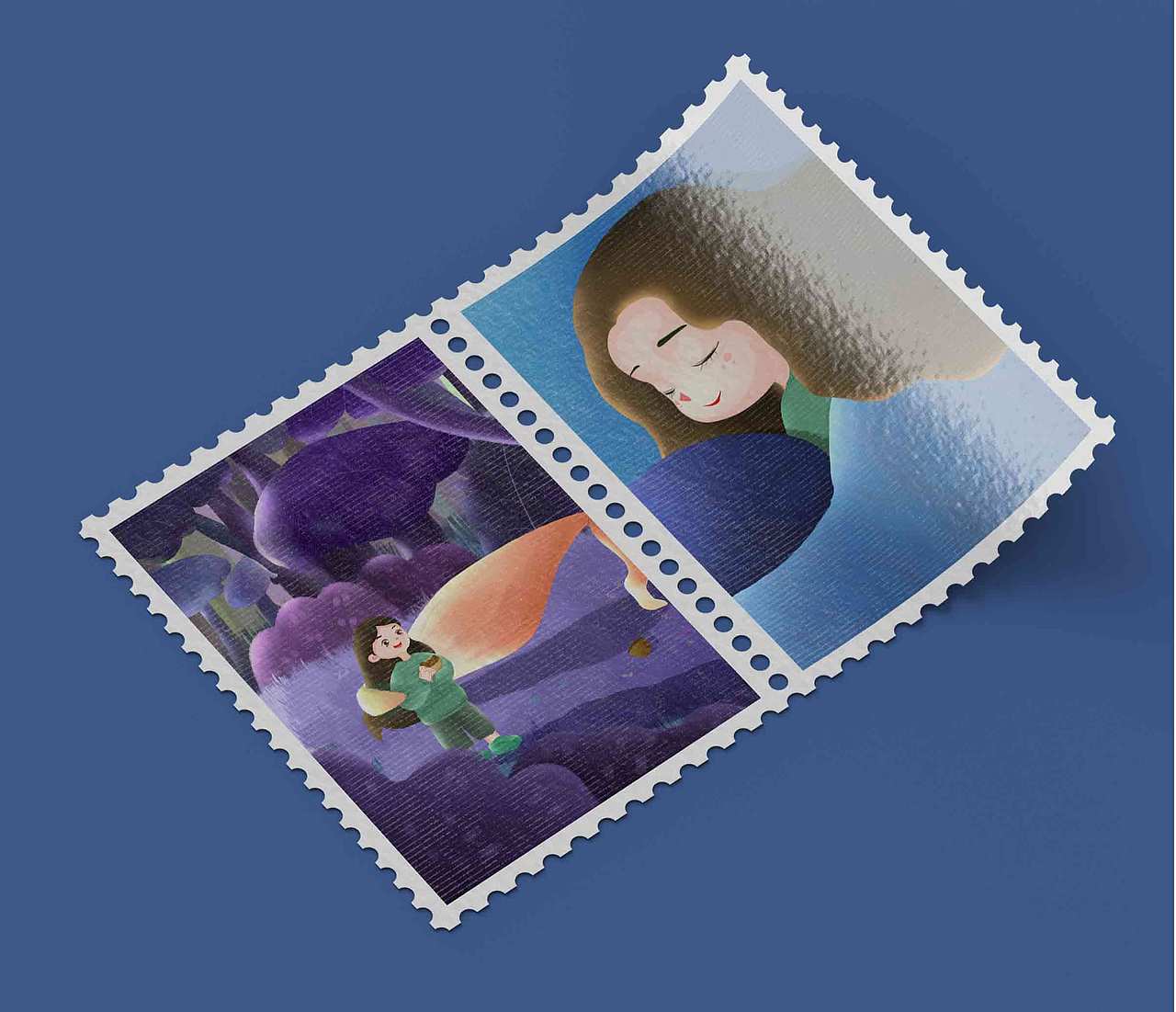 “梦境之神奇的世界”主题插画设计