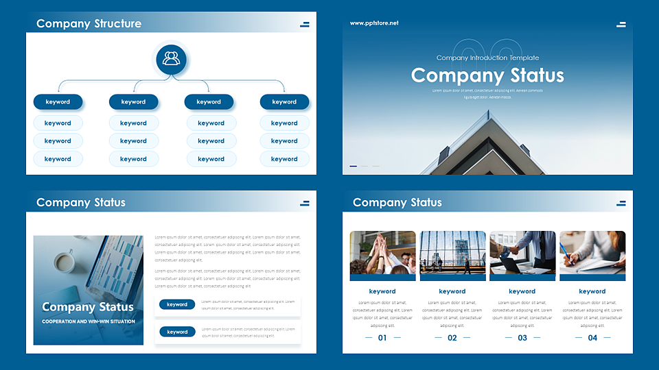 【耀你好看】高端实用时尚公司介绍企业画册PPT模板
