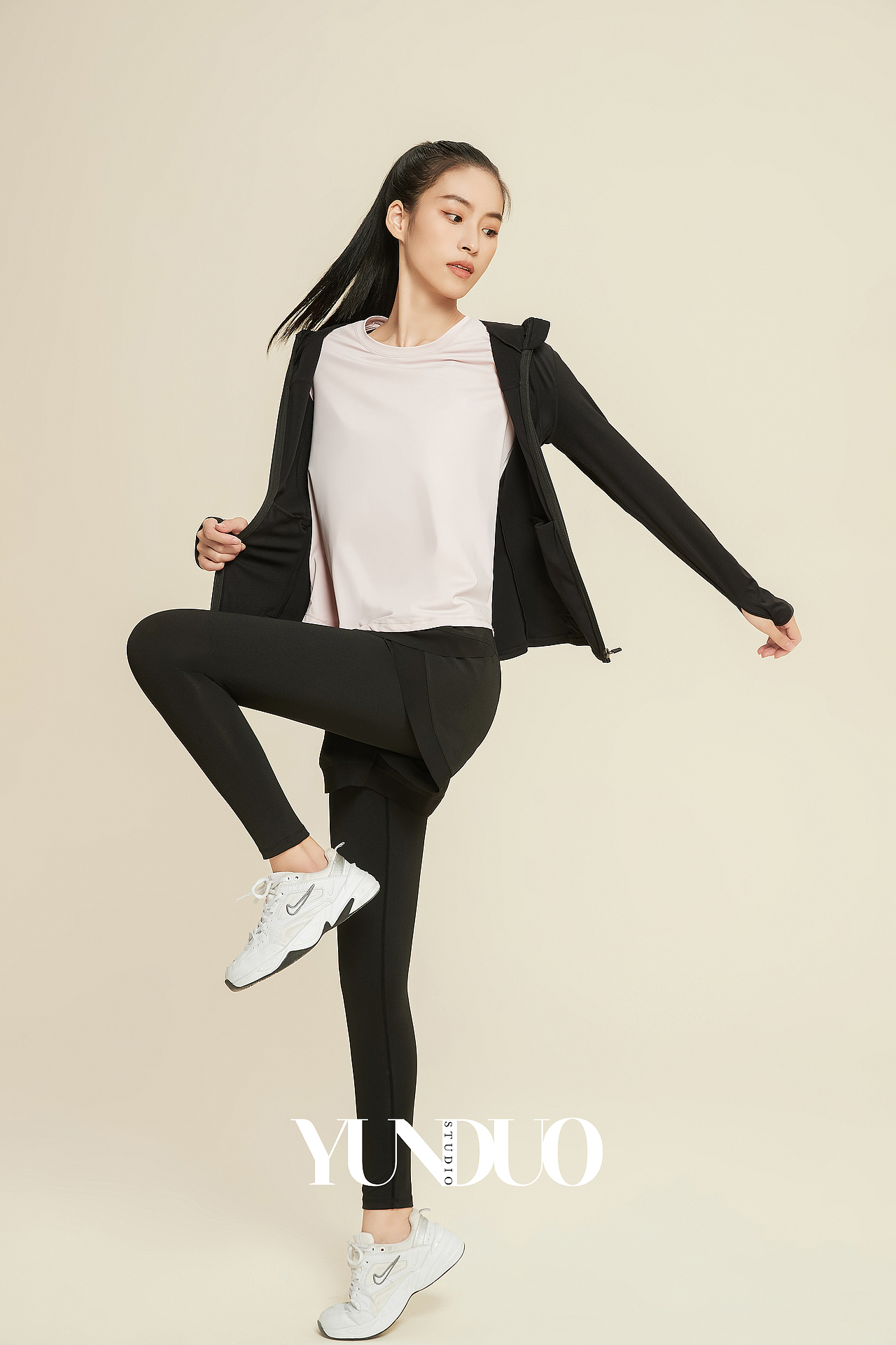 五度碳 运动服 瑜伽服拍摄