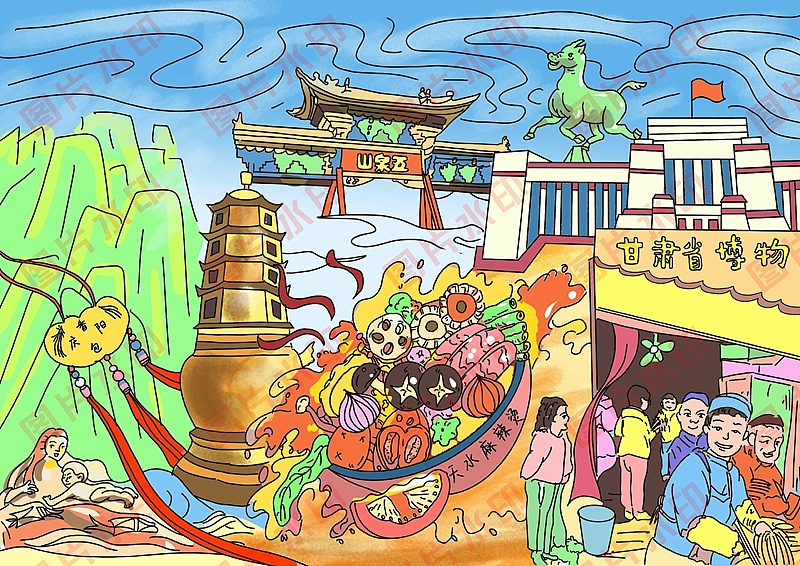 学生电脑绘画绘图作品信息素养活动作品制作设计2410