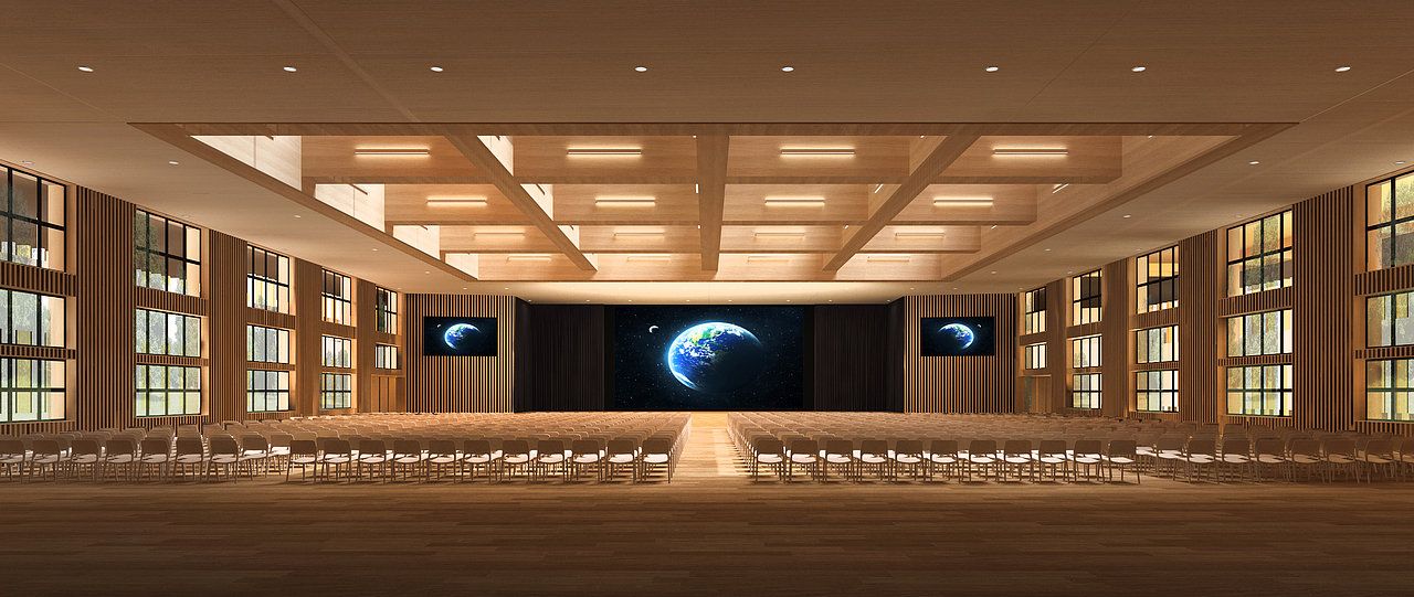 空间效果图打卡|鹤山职院