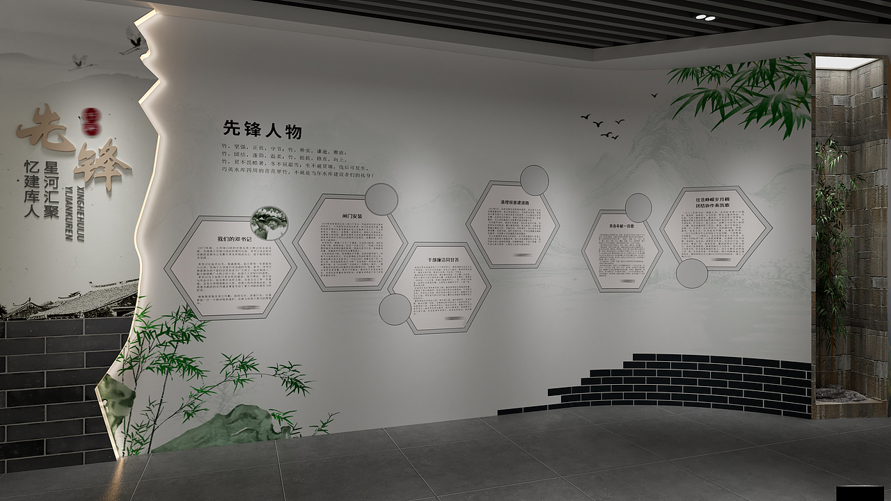 展厅设计（图ZMzU4NDI2NDg4） - 商业空间设计 - 站酷设计师拾捌青创原创素材 - 站酷ZCOOL