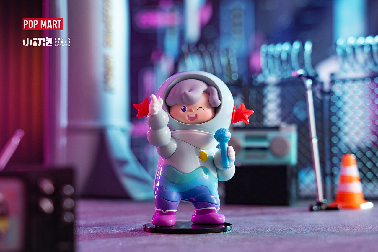 盲盒摄影|泡泡玛特 SPACE WALKER 宇宙音乐会视觉策划