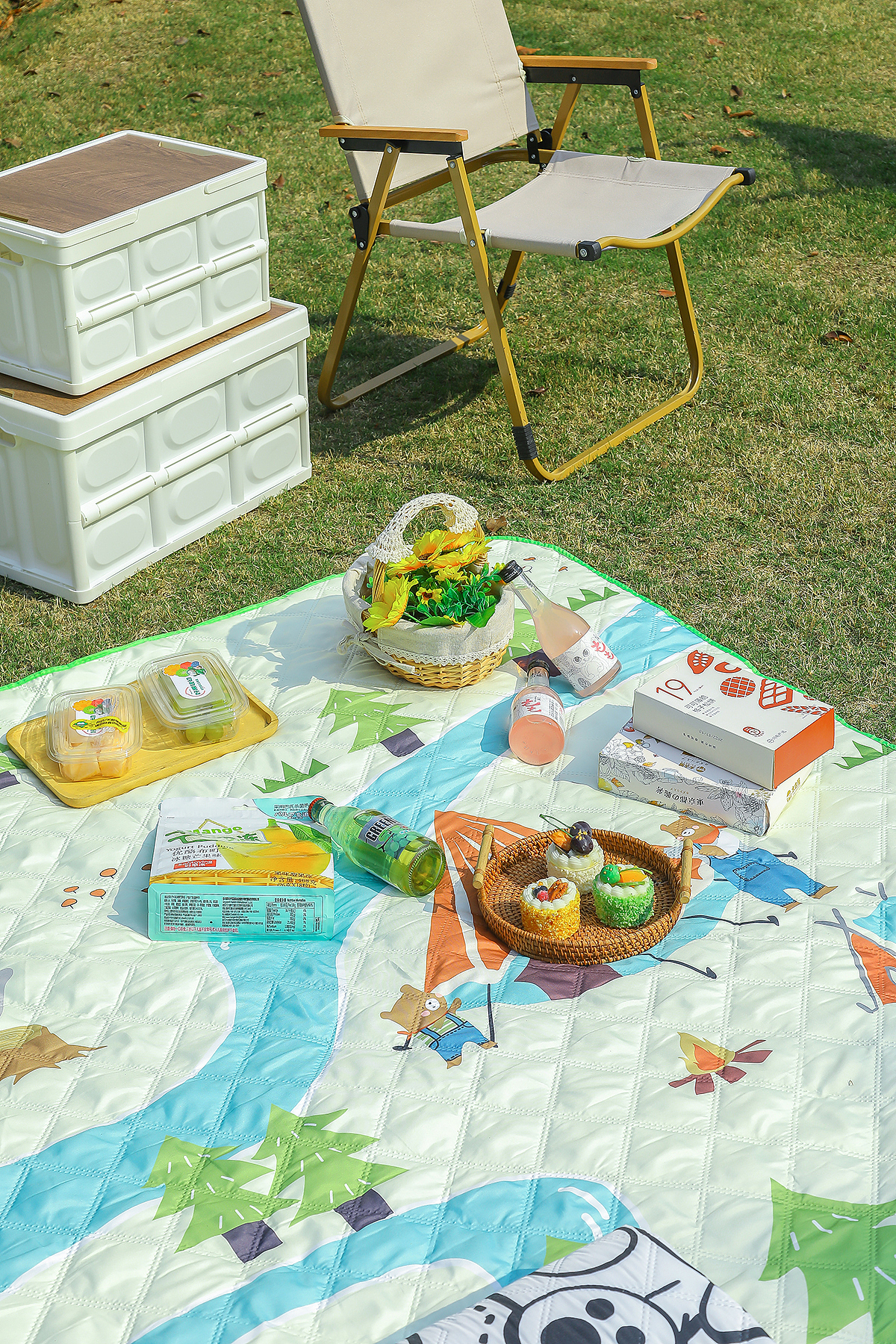 产品摄影野餐垫