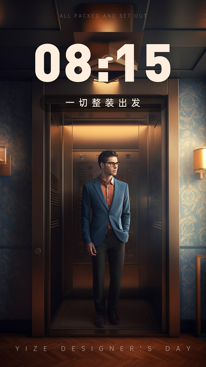 《 设计师的一天 》Midjourney（图ZMzM1MzM0MDY4） - 海报 - 站酷设计师Calvin丶原创素材 - 站酷ZCOOL