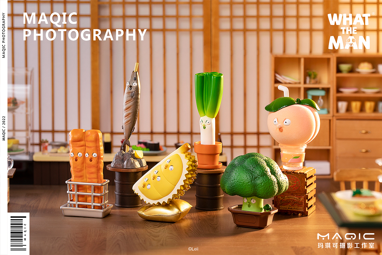 what the man《盒凸人》食物搞怪系列盲盒——潮玩盲盒