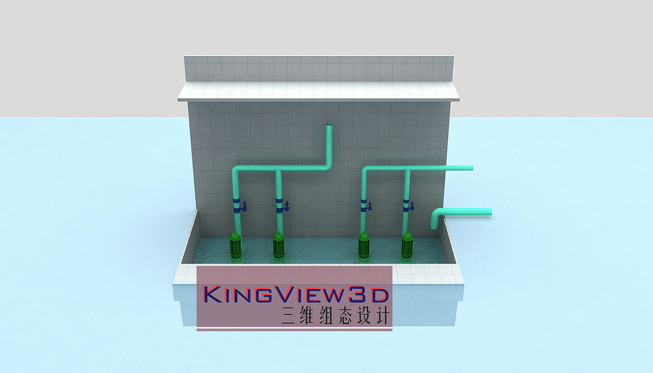 污水处理厂的常见工艺3D展示(1)（图ZMzA4MzA1MzI4） - 其他三维 - 站酷设计师三维组态设计原创素材 - 站酷ZCOOL
