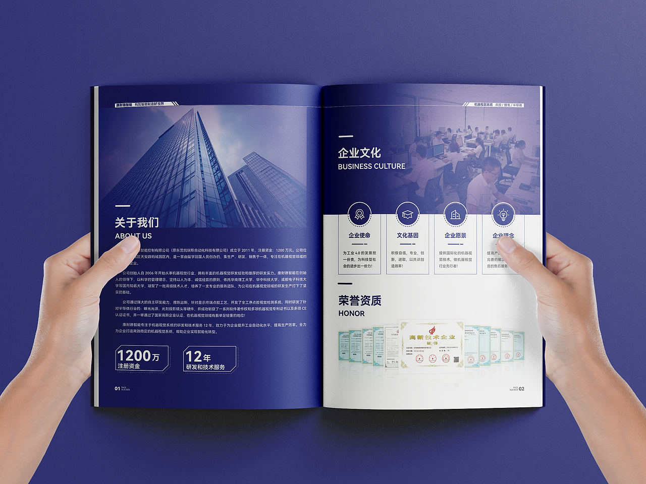 机械视觉系统 智能画册