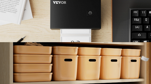 标签打印机3D动画