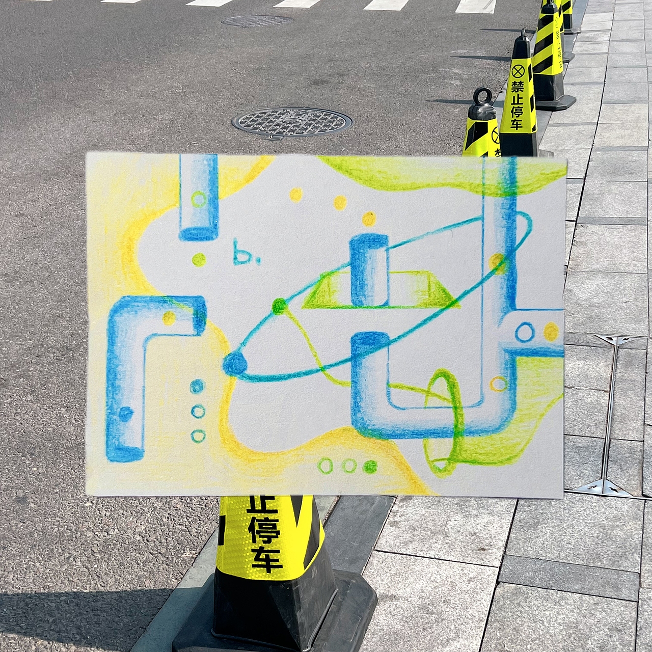 彩铅手绘 | 在春天寻找星星和花