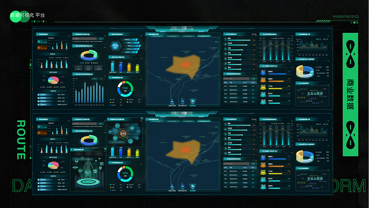 數(shù)據(jù)可視化大屏展示|整合（圖ZMzI2MDE5NzI4） - 軟件界面 - 站酷設(shè)計(jì)師涼白開girl原創(chuàng)素材 - 站酷ZCOOL