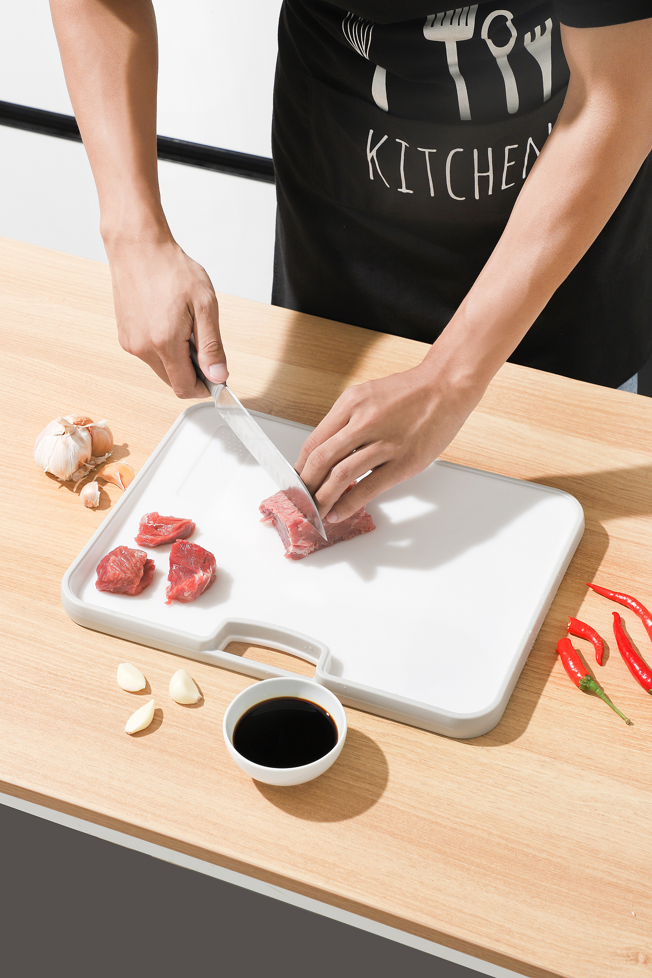 砧板/切菜板の静物拍摄