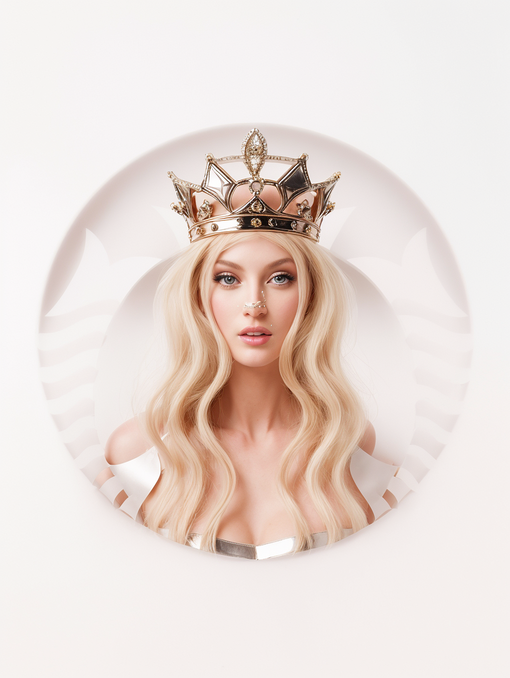 AI超级魔法:星巴克LOGO女神真人形象复活!