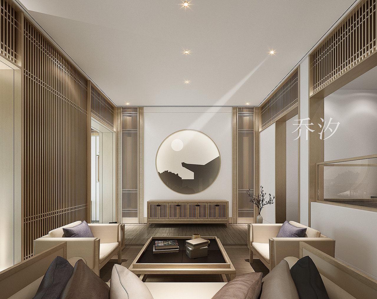 会所|简约静谧雅舍空间（图ZMzQ4MTAxMTY0） - 商业空间设计 - 站酷设计师乔小汐原创素材 - 站酷ZCOOL